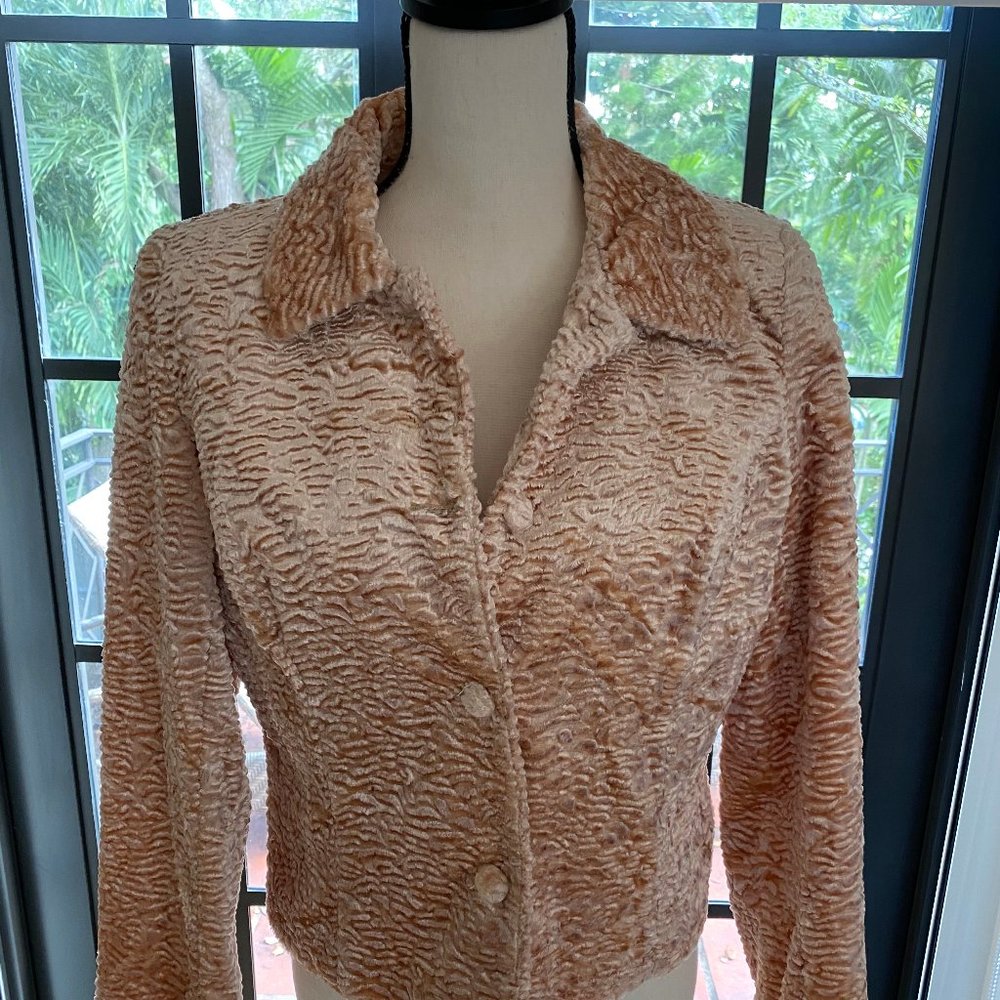 Pale Pink/Blush Shearling Jacket from Pantology